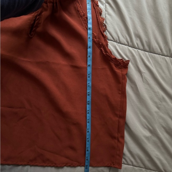 Frenchy Cut Out Tie Back Lace Trim Halter Top - Picture 7 of 8